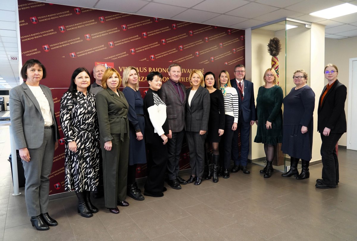 Vilniaus rajono ir Biržtono atstovai