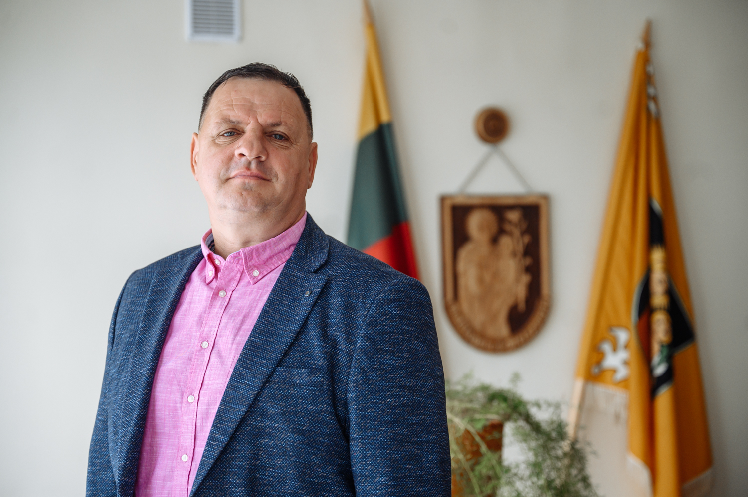 Starosta Mejszagoły Renatas Kasparas