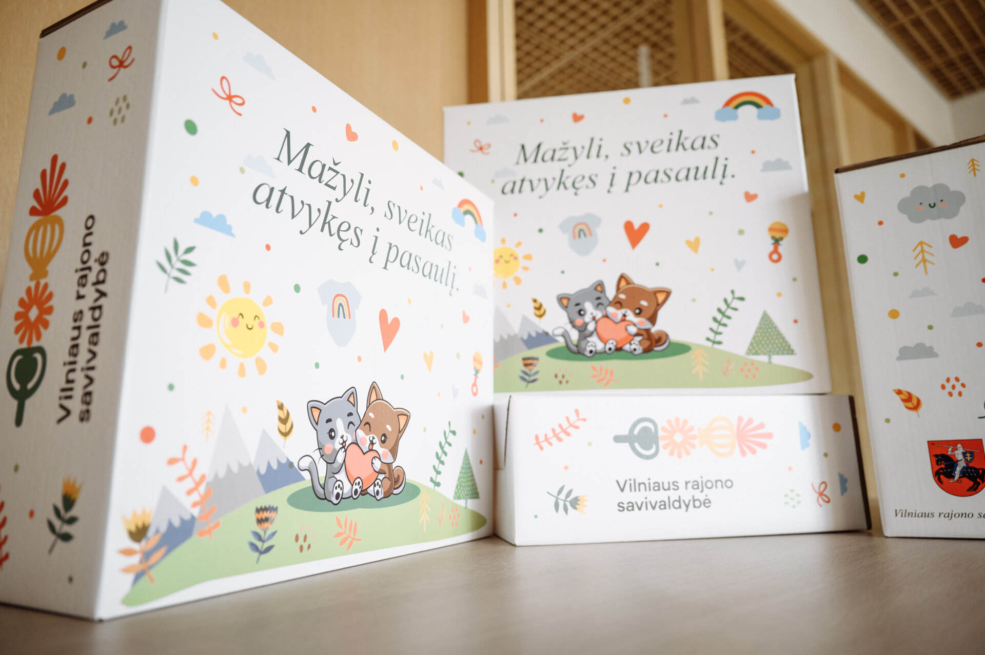 Odnowiona wyprawka dla noworodka – forma wsparcia, przeznaczona dla każdego nowo narodzonego mieszkańca rejonu wileńskiego